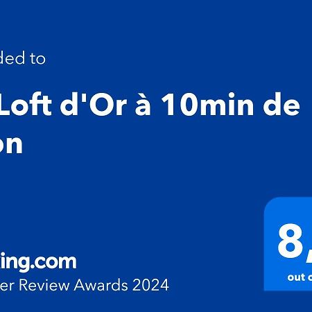 Апартаменты Le Loft D'Or A 10Min De Lyon Шампань-о-Мон-д'Ор Экстерьер фото